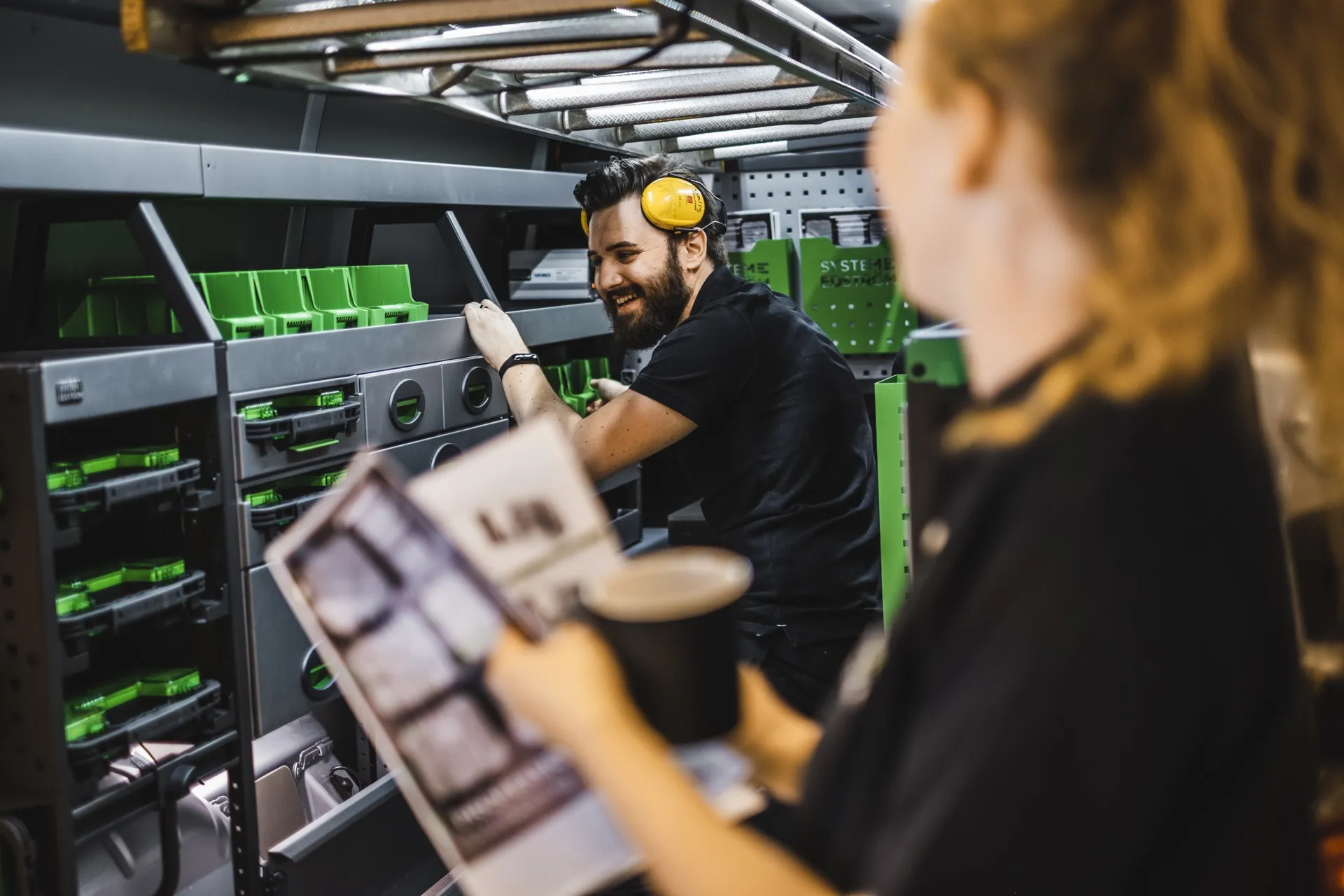 Servicebil med professionell inredning